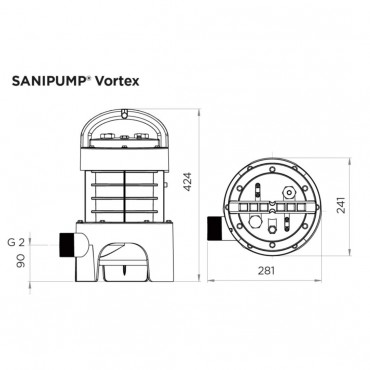 SFA Sanibroyeur Sanipump GR/VX pompe eaux usées
